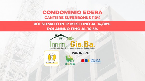 Campagna equity crowdfunding GiaBa Condominio Edera TRANCHE 3